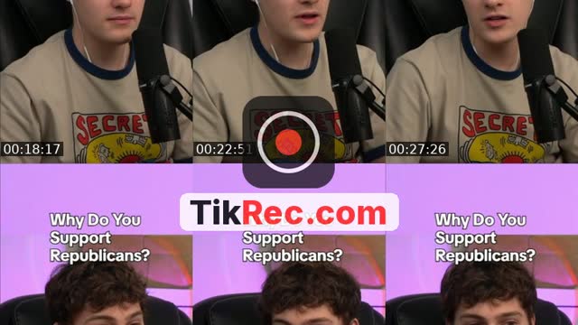 TikTok live: debating MAGA by @parkergetajob