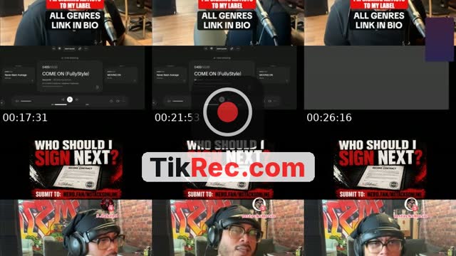 TikTok live: Who should I sign next??? by @mstacksonline