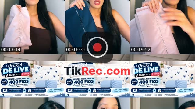 TikTok live: Jogo de lençol by @casalfeeproposito