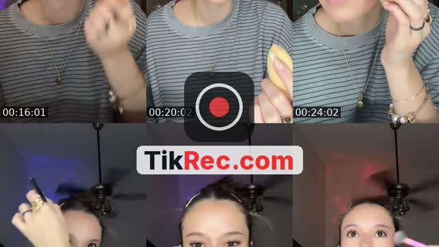 TikTok live: ASMR GRWM by @reesies.pieces.asmr