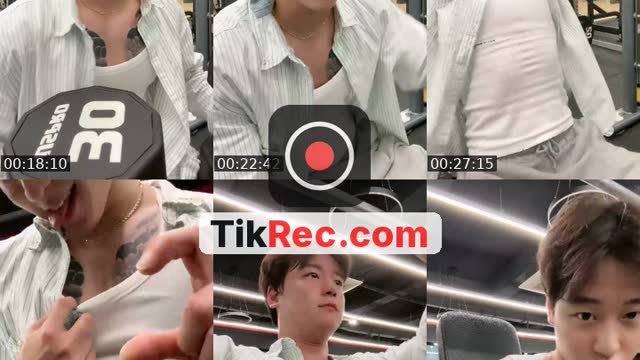 TikTok live: Gym live by @lion_jjongmin