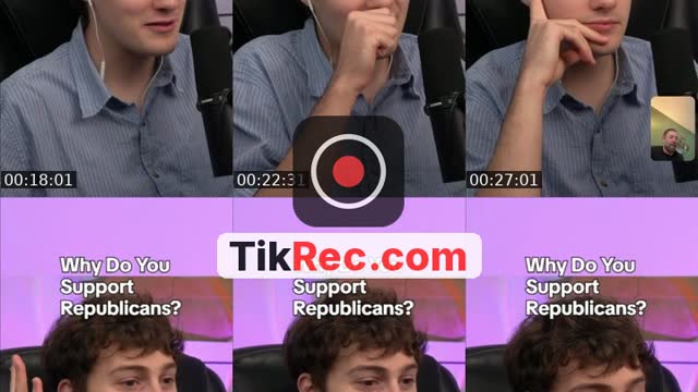 TikTok live: debating MAGA by @parkergetajob
