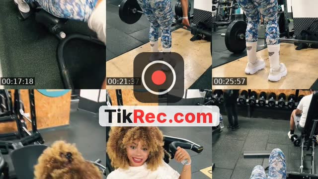 TikTok live: Workout by @ultimate_glutes_pump