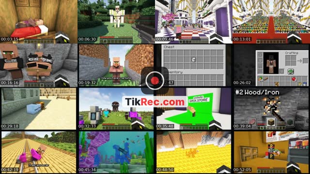 TikTok live: minecraft by @.strawberryadm