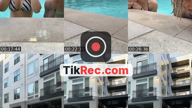 TikTok live: Pool time by @_lovethemost