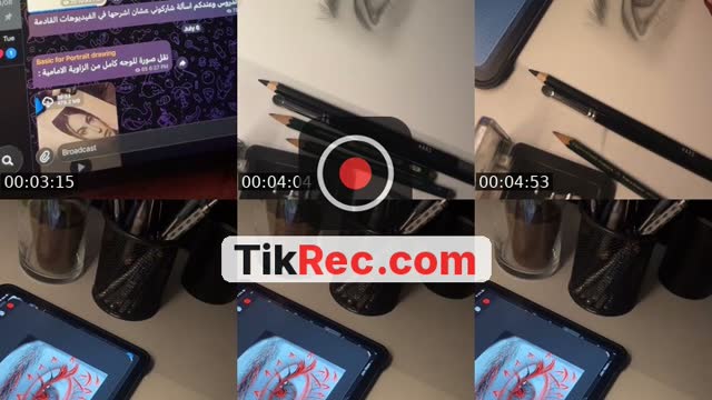 TikTok live: Draw with me by @_artra1