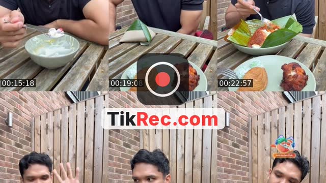 TikTok live: Sarapan Di London 🇬🇧 by @khairulaming