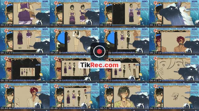 TikTok live: drawing || brush link on bio by @uoojismh