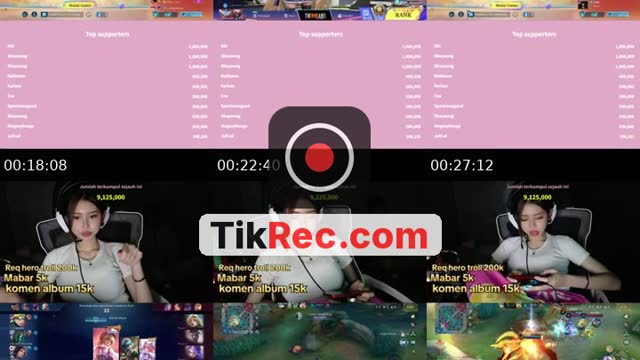 TikTok live: MABARR moleeee by @aldinapratiwiii