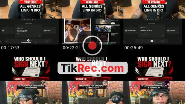 TikTok live: Who should I sign next??? by @mstacksonline