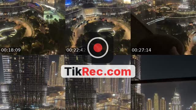 TikTok live: Dubai Burj Khalifa by @thedubaistreamer