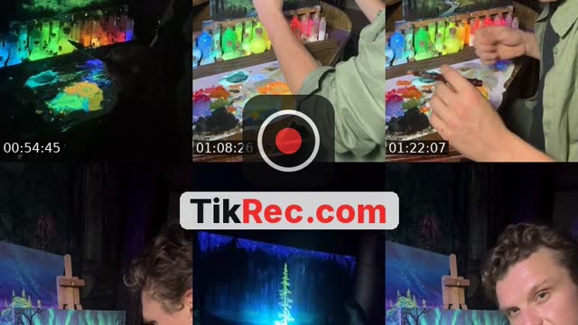 TikTok live: Painting Glowing Worlds by @joachim.ingulstadart
