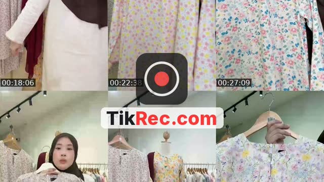 TikTok live: KURUNG MODEN LOOSE CORAK BARUU🍓🤍 by @zahracottonhq