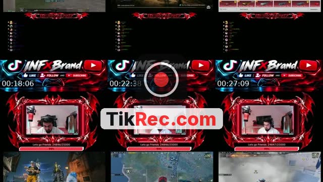 TikTok live: PUBG MOBILE by @infxbrand