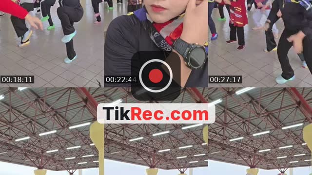 TikTok live: aerodance by @azza.ana