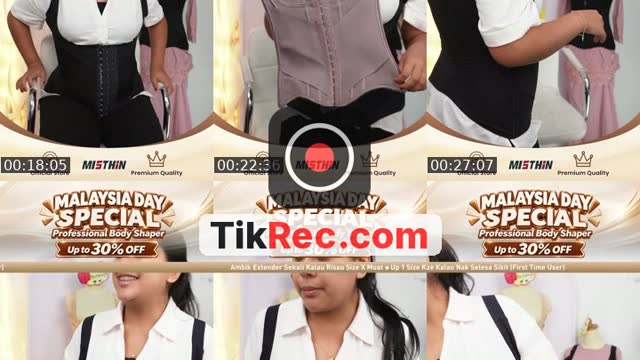 TikTok live: Malaysia Day SALES 60% OFF  !! by @misthinshapewear02