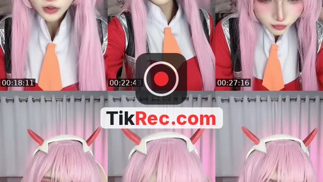 TikTok live: Zerotwo cosplay by @bebihimeesecuwu