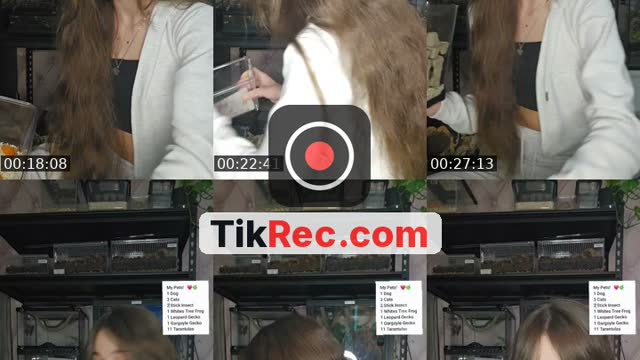 TikTok live: WARNING EXOTIC PETS-(I'm 19) by @skys.animal.zoo
