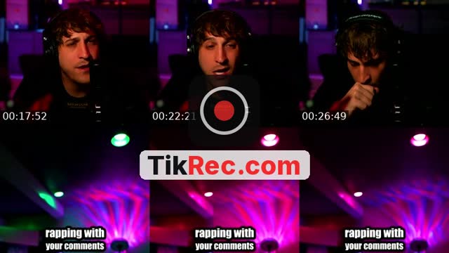 TikTok live: freestyling your comments by @itscvsper