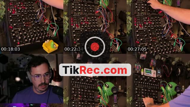 TikTok live: Analog synth music LIVE! by @sundrymedia