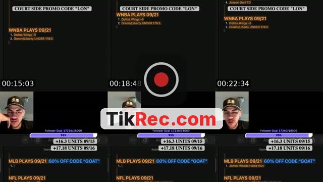 TikTok live: MLB/CFB TALK by @parlaylon