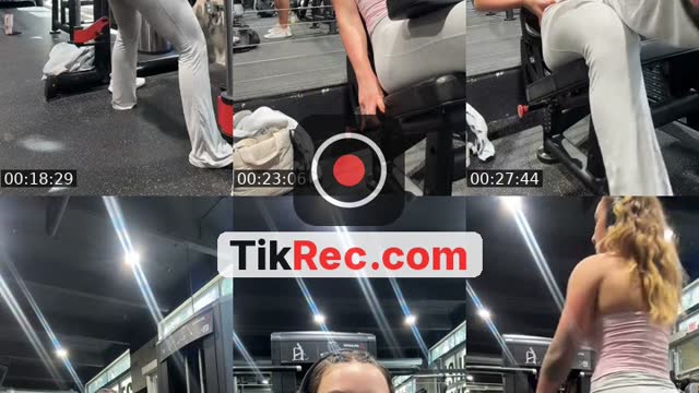 TikTok live: Leg day🤍 by @itsamandafit