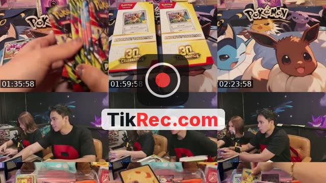 TikTok live: POKE 30TH ANNI RIP N SHIP by @7thsensecollectibles