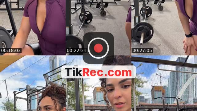 TikTok live: Tuesday work out 💸 by @boominbodbyshadia