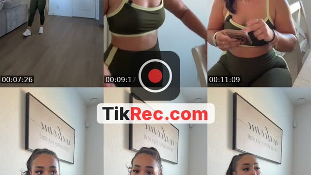 TikTok live: jump rope w me by @court.thefitmama