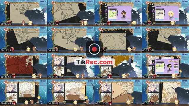 TikTok live: drawing || brush link on bio by @uoojismh