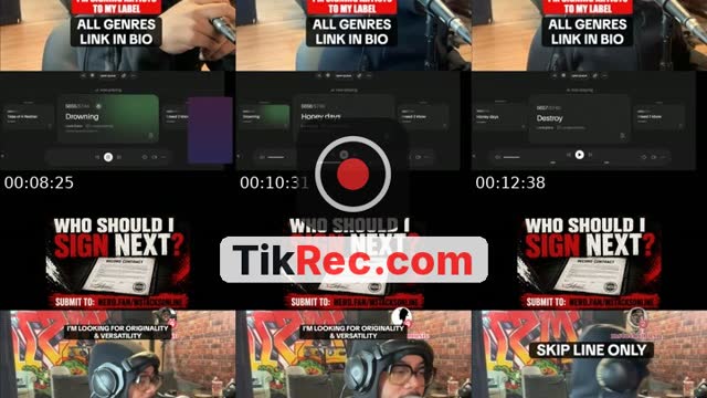 TikTok live: Who should I sign next??? by @mstacksonline