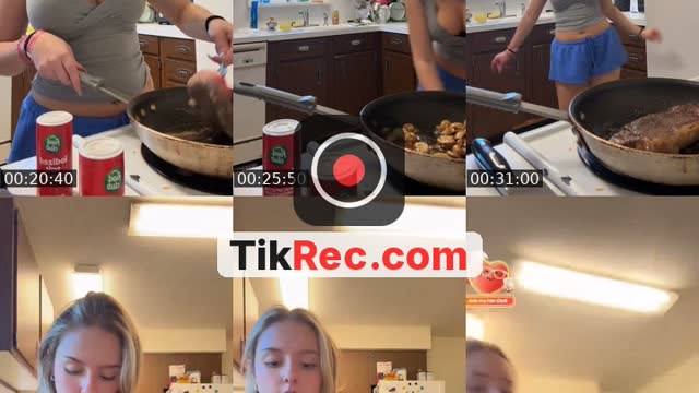 TikTok live: cooking w clo by @chloeejimenez