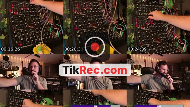 TikTok live: Analog synth music LIVE! by @sundrymedia