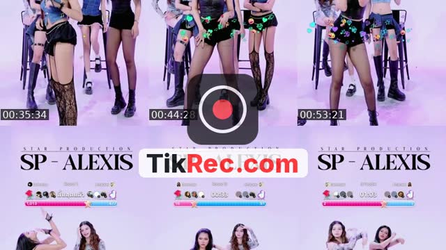 TikTok live: New girl group live Alexis by @splive013