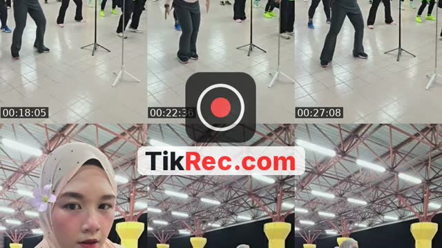 TikTok live: aerodance by @azza.ana