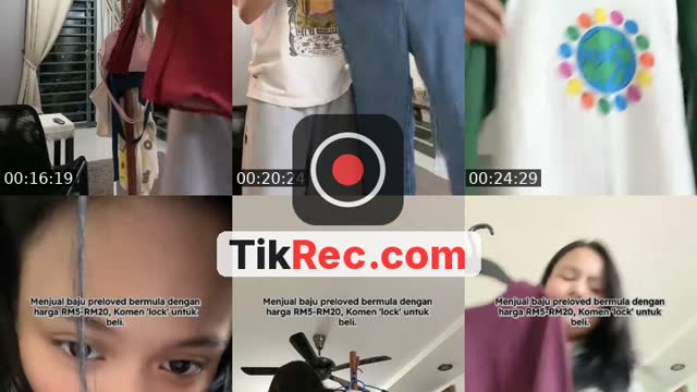 TikTok live: affordable preloved by @rylianazizan