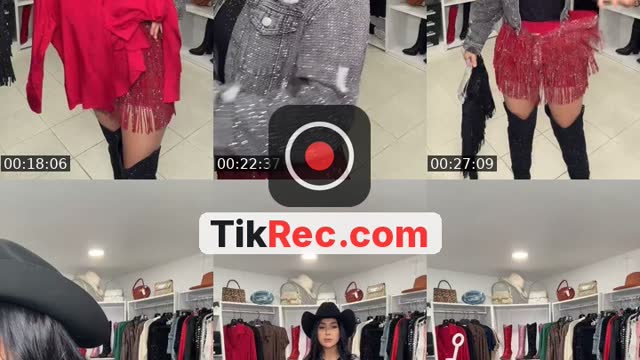 TikTok live: Rhinestone outfits✨✨ by @heaveninstyle
