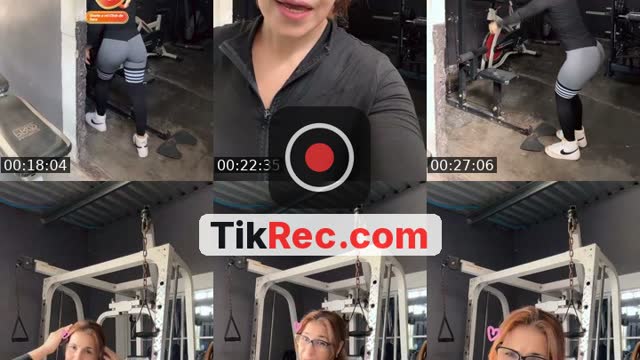 TikTok live: En el gimnasio by @gilma_ant_hz