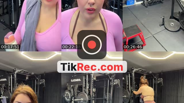 TikTok live: ￼gym with me 🫶🏻✨ by @solbojorquez88