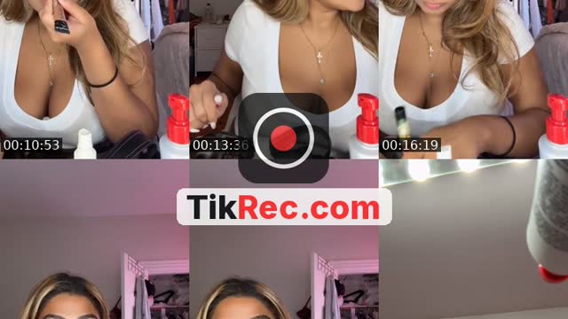 TikTok live: grwm by @goldglittertiger