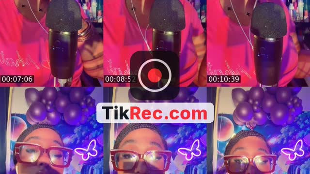 TikTok live: 💜LETS CHAT  TALK TIK TOK!💜 by @ashaleena_geneva