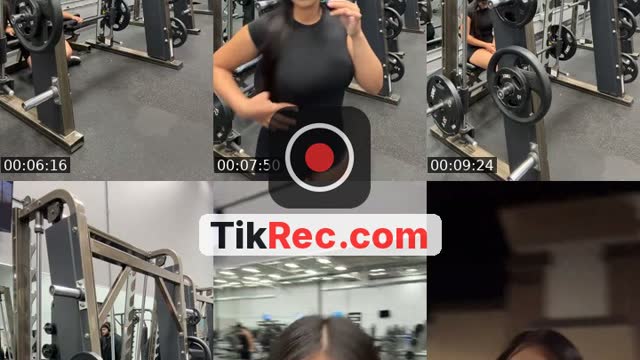 TikTok live: WORKOUT W ME ;) by @lifeofaleysha1