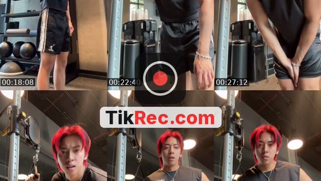 TikTok live: gym on tour 🫪 by @madsteaparty