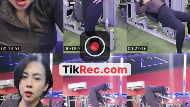 TikTok live: gym sore by @cathelyn.violetia