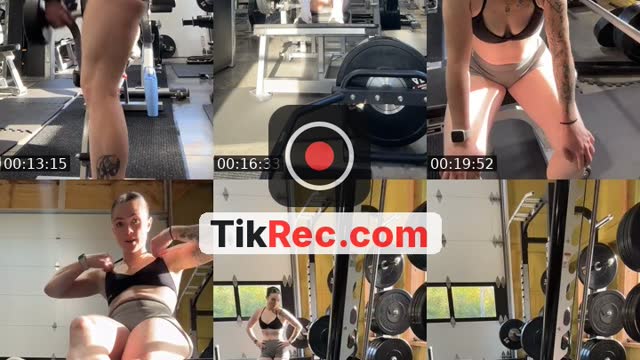 TikTok live: Glute Workout by @miriamdowlingg