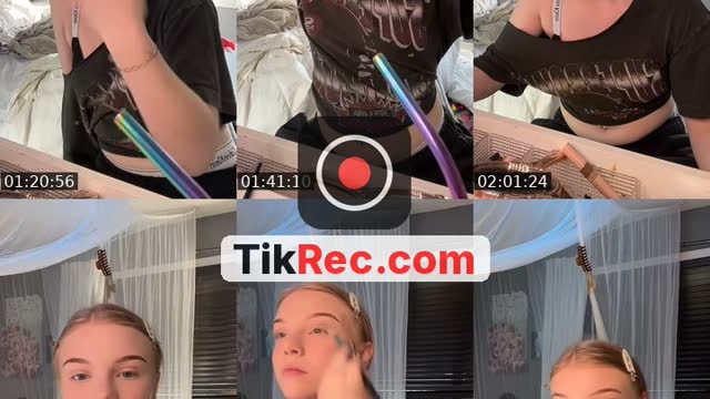 TikTok live: GRWM!!🖤💄✨ by @addisonarcand