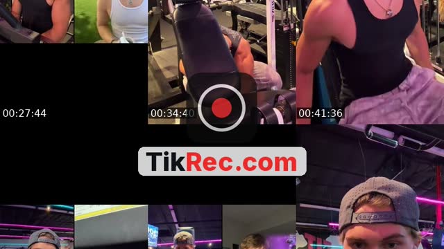 TikTok live: Gymmmm!!! by @aiden_wiesner_