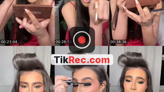 TikTok live: grwm by @giuliamalbuquerque