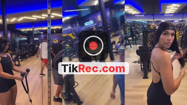 TikTok live: TREINO COM LOOK NOVO 😍 by @alanacarolinas