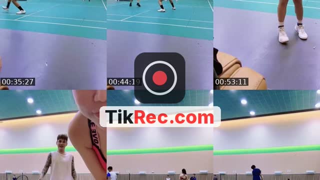 TikTok live: Badminton time by @oracutemommy